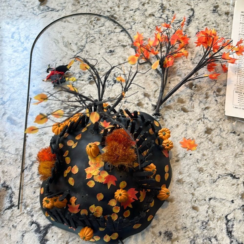 Dept.56 parts for Halloween Up, Up and Away Witch , does not turn